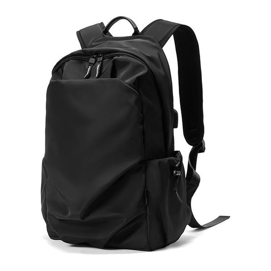 Multifunctional Oxford Laptop Backpack In Black