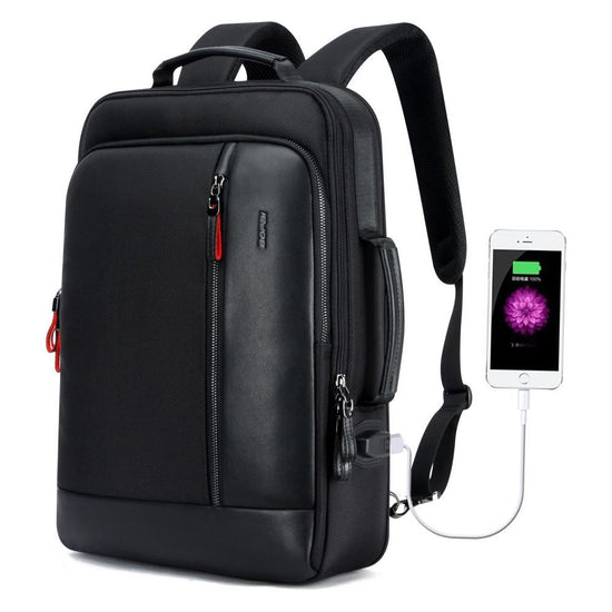 Large Capacity Business Laptop Backpack With Usb Port - Breathable & Stylish Black 30X15X44Cm