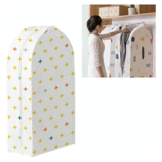 Large 3D Hanger Pocket Wardrobe With Dust Cover - Flowers