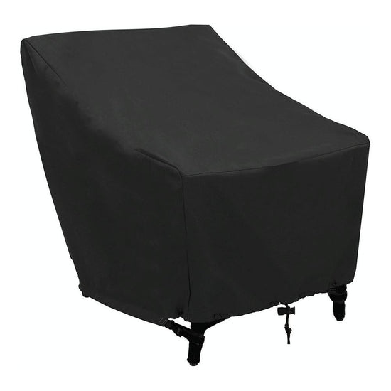 Waterproof Oxford Cloth Furniture Set Cover - Protects Outdoor Table And Chairs - 102X79X70Cm - Black