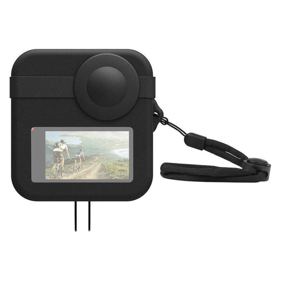 Silicone Protective Case For Gopro Max With Dual Lens Caps