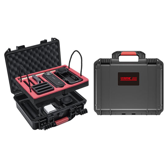 Waterproof Dual-Layer Storage Box For Insta360 X4 Startrc - Black