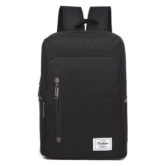 Versatile Oxford Laptop Backpack - Fits 15.6 Macbook Samsung Sony Dell Alienware Chuwi Asus Hp - Black