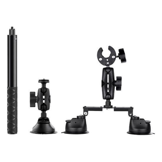 Selfie Stick Kit With Dual Leg And Single Suction Cups