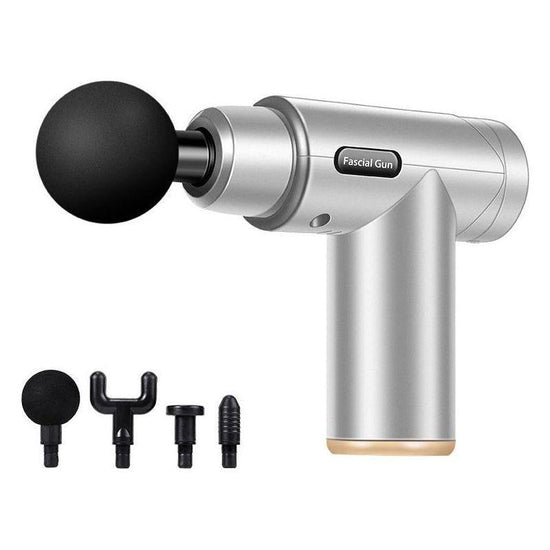 Fascia Mini Electric Muscle Portable Fitness Muscle Relaxing Massager / Massage Gun - Dark Green