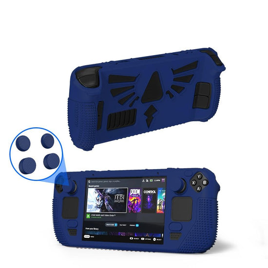 Silicone Protective Case with Holder for Steam Deck v V4-1 Pocket Consoles - Green