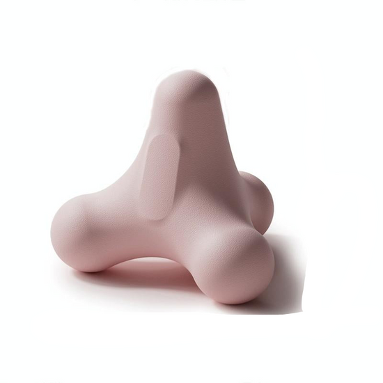 4-Corner Fascia Massage Ball For Neck & Shoulder Relief Yoga & Fitness - Purple