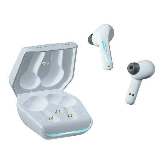 Wireless Bluetooth Game Earphones with Noise Reduction - H2s Pro - White