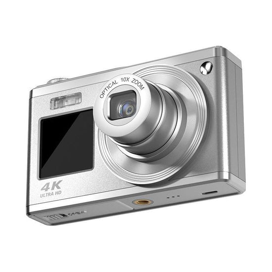 4K Hd Optical Zoom Digital Camera 60Mp Dual Screen Selfie Camera No Memory