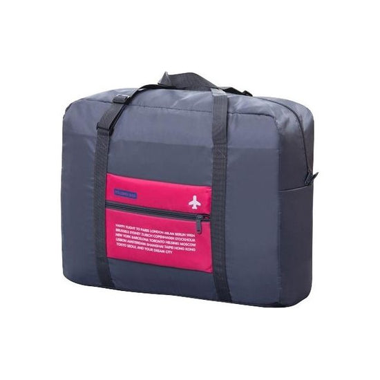 Foldable Nylon Travel Bag For Women And Men - Large Capacity - Sky Blue