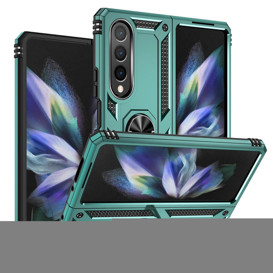 For Samsung Galaxy z Fold4 5G Tpu & Pc Shockproof Phone Case - Blue