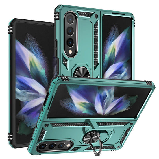 For Samsung Galaxy z Fold4 5G Tpu & Pc Shockproof Phone Case - Gold