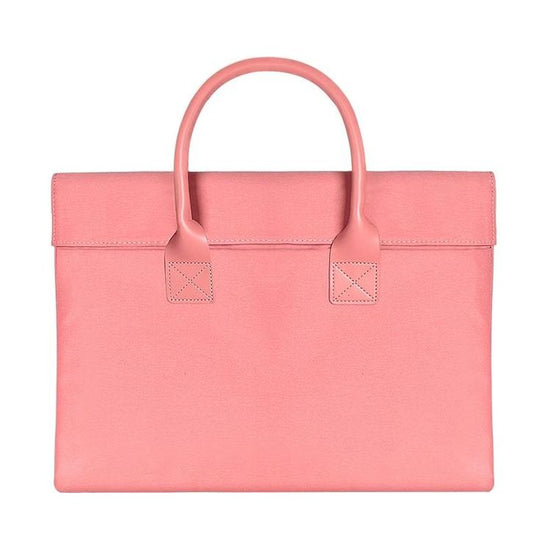 Universal 15.4 Soft Handle Laptop Bag For Macbook Samsung Sony Dell Alienware Chuwi Asus Hp - Portable & Wearable - Pink