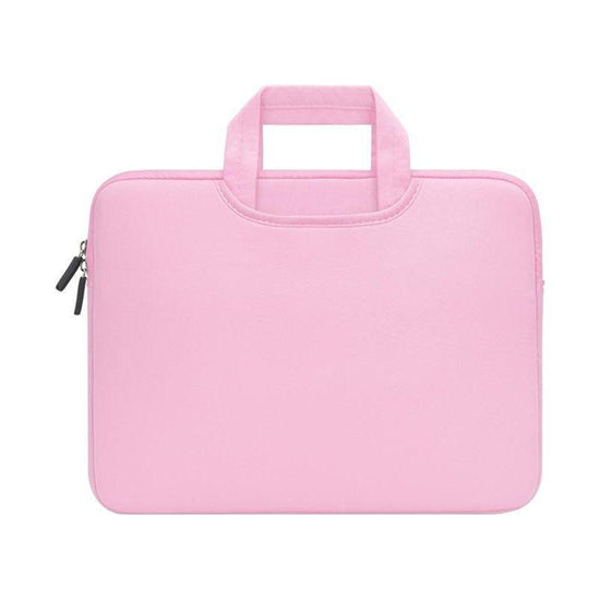 Portable Air Permeable Handheld Sleeve For 13.3 Laptops - 34X25.5X2.5Cm - Magenta