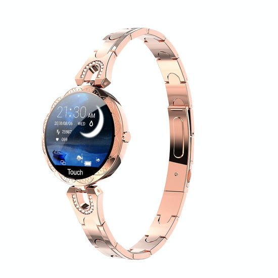Waterproof Smart Bracelet With Lcd Screen And Heart Rate Monitor - Silver