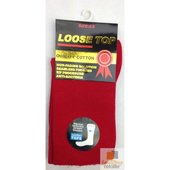 10x Pairs COTTON Rich LOOSE TOP SOCKS Medical Circulation Diabetic Comfort BULK - -