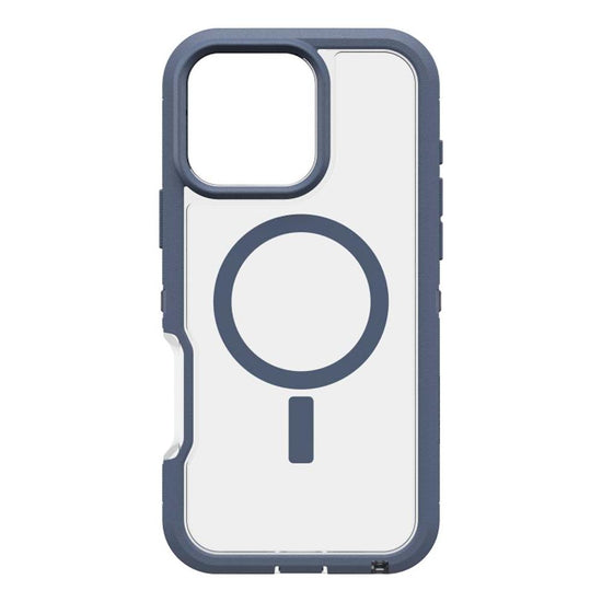 OtterBox Defender XT Clear Back Case for iPhone 16 Pro Max -Clear/Blue
