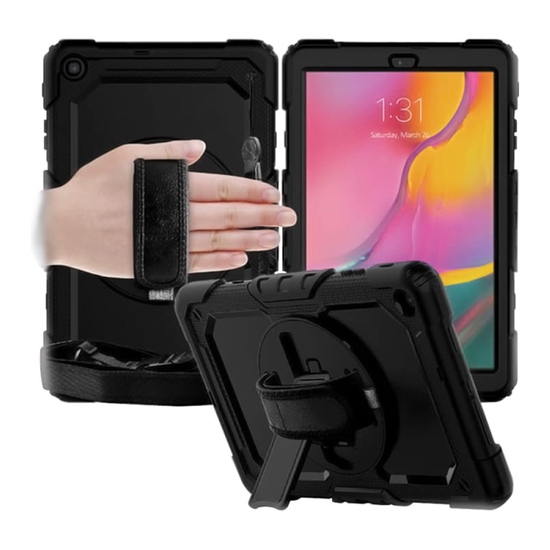 EFM Baja 3-in-1 Rugged Case for Samsung Galaxy Tab A9 Plus (11") - Black
