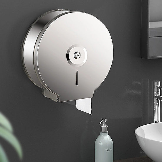304 Stainless Steel Toilet Paper Dispenser Roll Tissue Holder