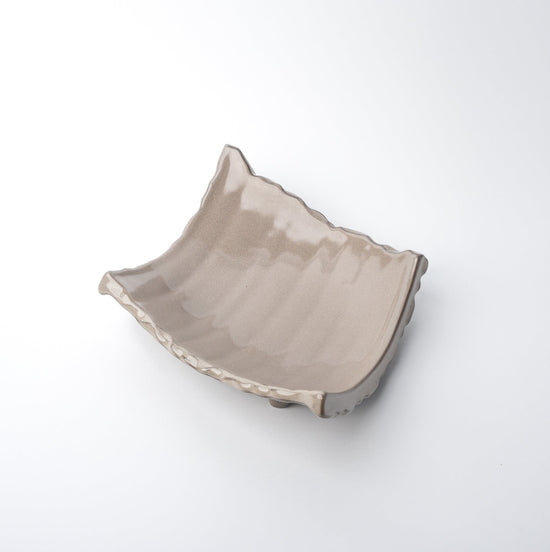Sushi Plate Swept Side 26cm Dune Glaze