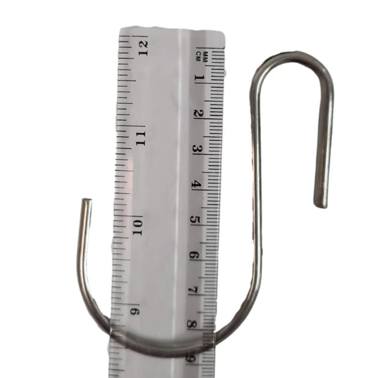 Stainless Steel Hanging Hooks 9cm x 7cm 10 Pieces