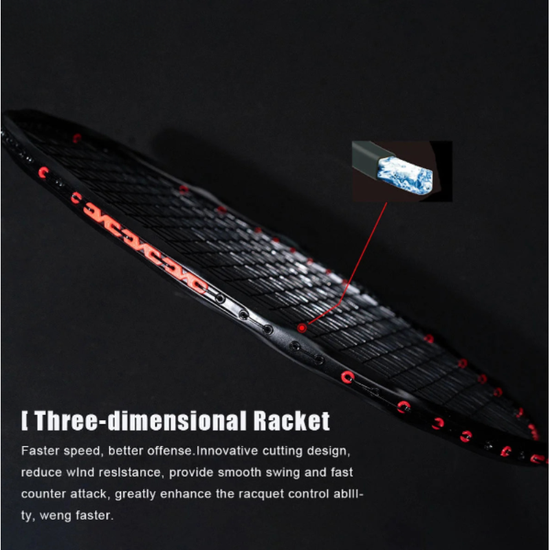NNEOBA Wave Legal Original Torsion Frame Badminton Racket