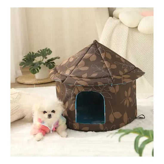 Outdoor Waterproof Cat House - Insulated, Weatherproof, Warm Shelter for Cats, Ideal for Winter Protection,Size: M 40*41cm