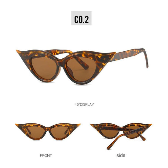 Retro Cat-Eye Sunglasses - Stylish Leopard Vintage Frames for Women