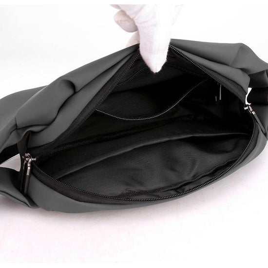 Versatile Crossbody/Fanny Pack for Men - Lightweight and Large Capacity (Gray)