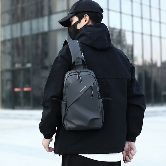 Multifunctional Crossbody Chest Bag | Stylish and Practical Shoulder Backpack for Everyday Use (Blue)