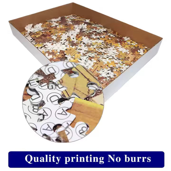 (2 PCS) 1000-Piece Windowsill Cat Jigsaw Puzzle - High Difficulty Stress-Relief Toy