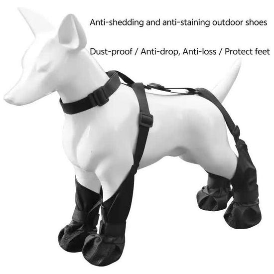 XL Waterproof Non-Slip Dog Shoes – All-Season Dog Boots for Protection, Anti-Slip Pet Footwear, Durable and Comfortable