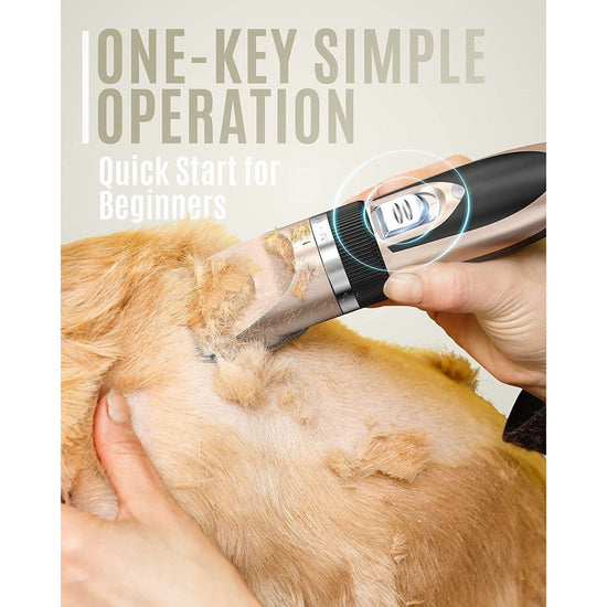 Silent Pet Hair Clipper - Electric Grooming Clippers for Dogs & Cats