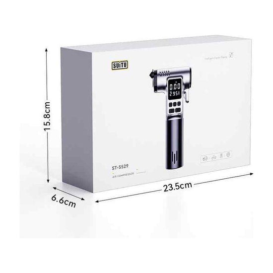 Wireless Car Air Compressor, Portable Electric Tire Inflator Pump for Cars, Bikes, and Motorcycles