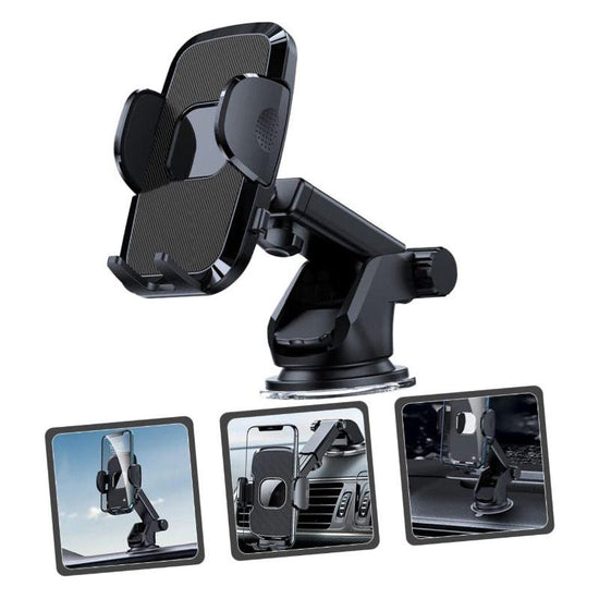 360° Adjustable Car Phone Holder - Dashboard and Air Vent Mount(S161+CF26)