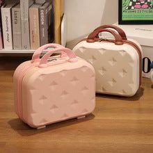 Sky Blue 14-inch Mini Handheld Luggage Case - Stylish Makeup and Storage Box with ABS Shell