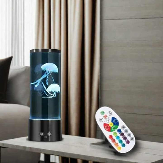 LED Jellyfish Lamp - Creative Night Light for Bedroom and Children&