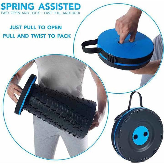 Black and Orange Splicing Color Portable Outdoor Telescopic Folding Stool with 100 Weight-Bearing Buckles, Lightweight and Compact Design, Perfect for Fishing, Camping, and Travel