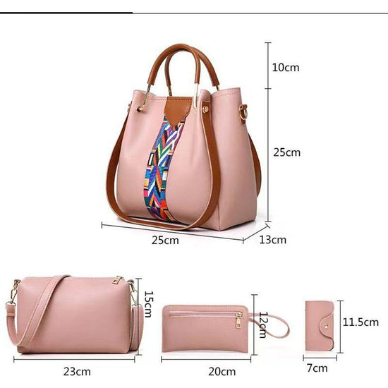 Brown Elegant 4-Piece Women&