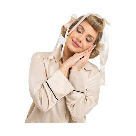 Pink 3 Sticks No-Heat Hair Curling Ribbon Kit - Silk Ribbon Curling Wand for Sleep-in Styling