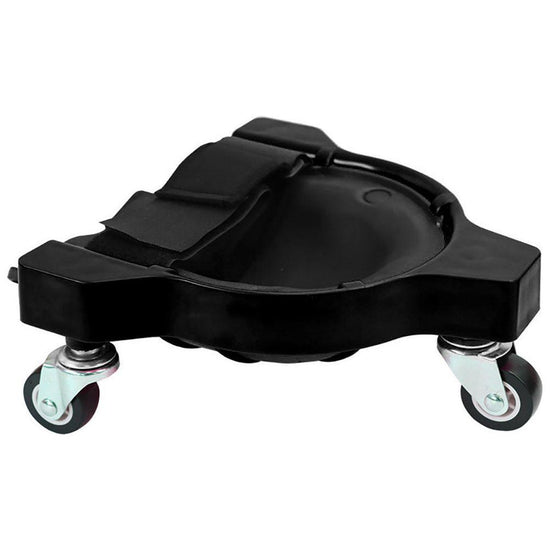 1 Pair Set Black Multi-Function Knee Pads with Swivel Wheels for Comfortable Knee Protection - Ideal for Construction, Tiling, Woodworking & More