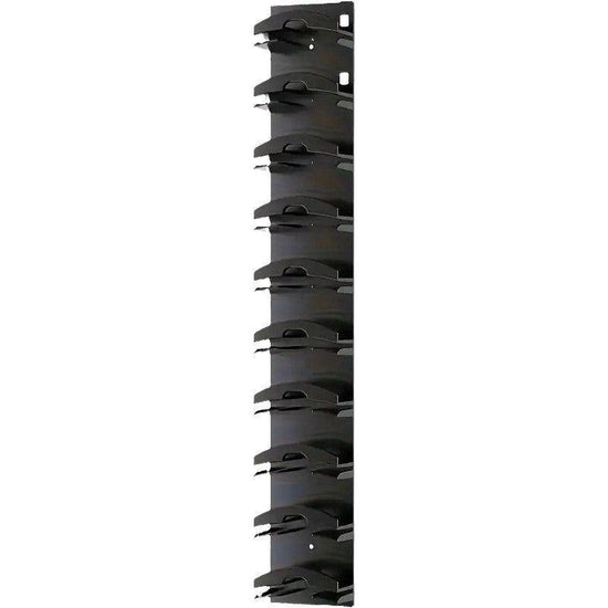1 Pcs Black Adjustable Hat Organizer Rack for Baseball Caps - Space Saving Wall-Mounted Hat Storage with 2 Hanging Methods for Display and Storage(Baseball cap is a shooting prop and is not included)