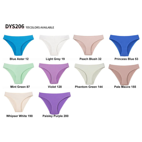 4 pcs High-Waisted Cotton Bikini Briefs for Women, Slim Fit & Comfortable M Size
