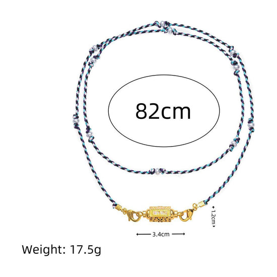 Mystical Tarot Charm Necklace - Boho Pendant(Star pattern)