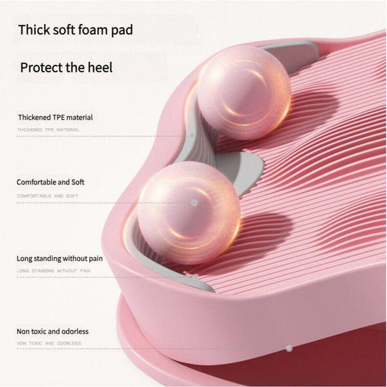 Blue Leg and Calf Stretching Board - Adjustable Yoga and Fitness Stretching Tool for Women