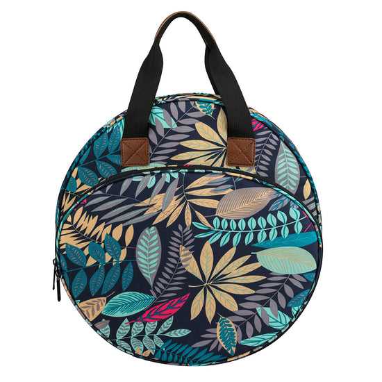 Blue leaves Multi-Compartment Embroidery Bag - Keep Your Projects Organized