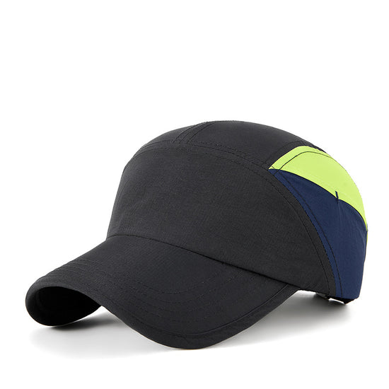 Black and Green Compact Leather Wallet with 20 Card Slots & Zipper Coin Pocket