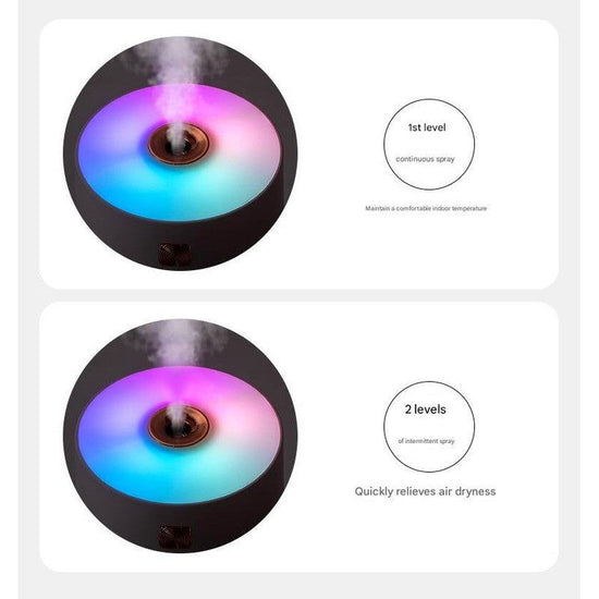 Gray 300ml USB Air Humidifier - Quiet Mini Humidifier for Bedroom, Office, Car