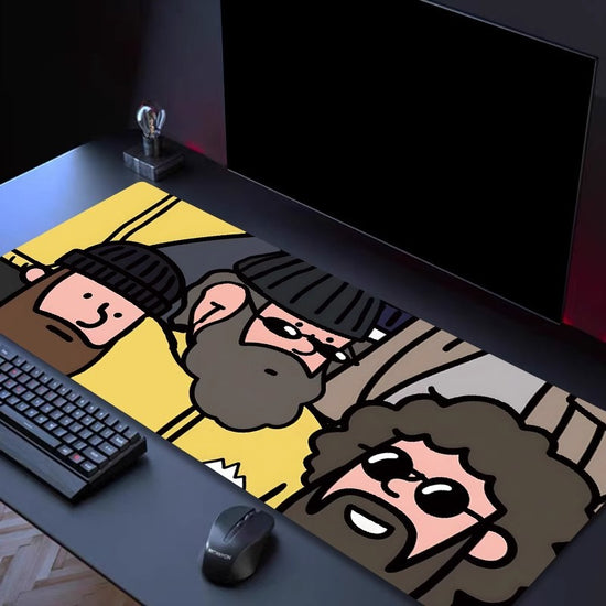 (80x30x0.4cm) Extra Large Computer Desk Mat - Uncle Beard Series - Style 1