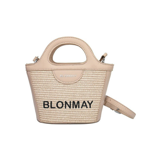 Small and lightweight khaki BLONMAY bucket bag, perfect for everyday use